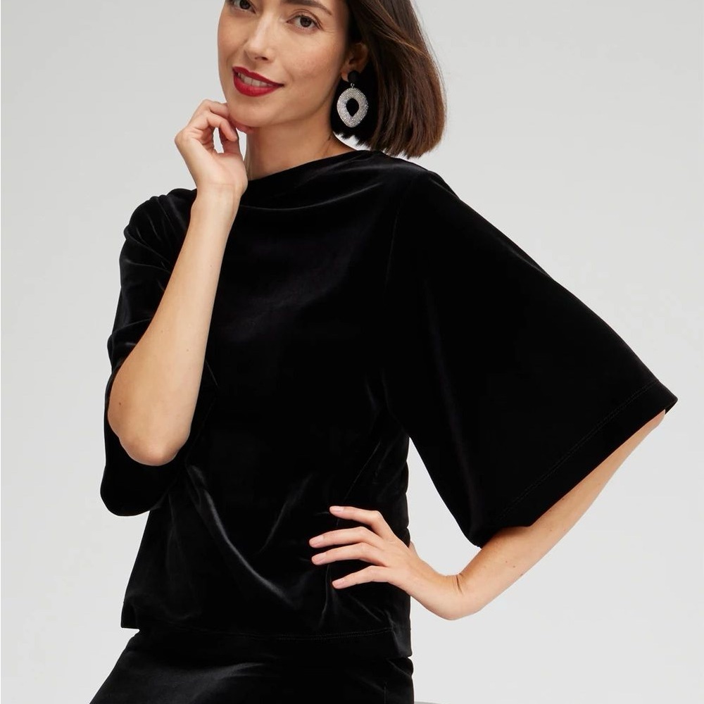 Chico's Traveler’s Velvet top